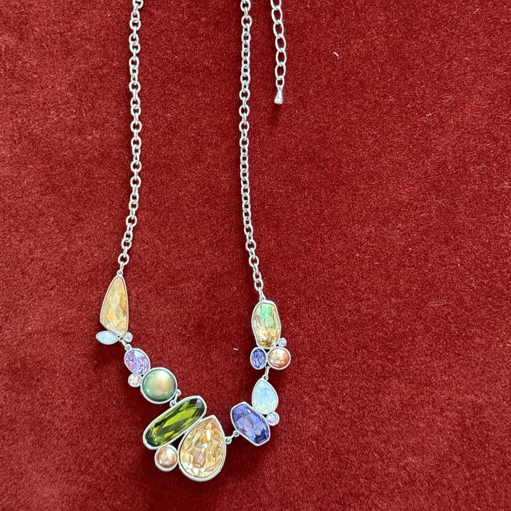 Touchstone Crystal Multicolor Gemstone Necklace - image 2